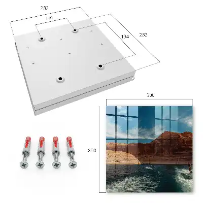 Wall mounted key box Water emotions sports activity