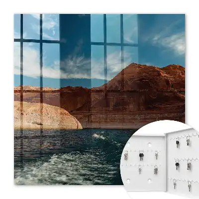 Wall mounted key box Water emotions sports activity