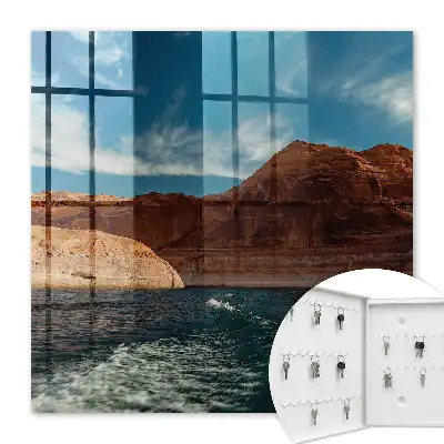 Wall mounted key box Water emotions sports activity