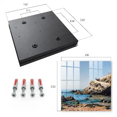 Key box for home Coastal scenery blue sea