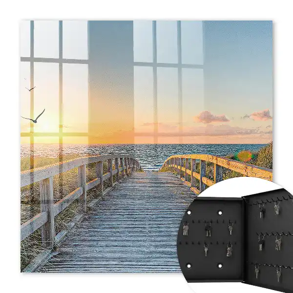 Key box for home Ocean Sunset Path