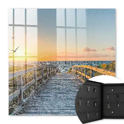 Key box for home Ocean Sunset Path
