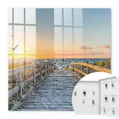 Key box for home Ocean Sunset Path