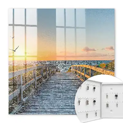Key box for home Ocean Sunset Path