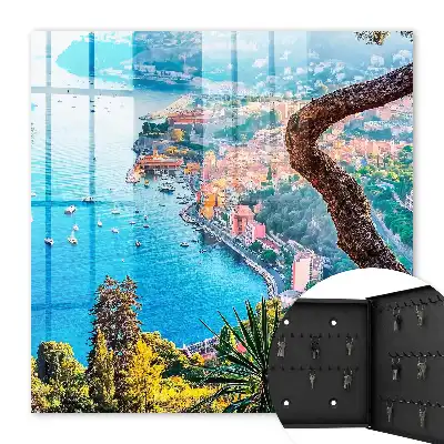 Key box for home Holiday landscape of the bay coast