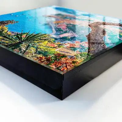 Key box for home Holiday landscape of the bay coast
