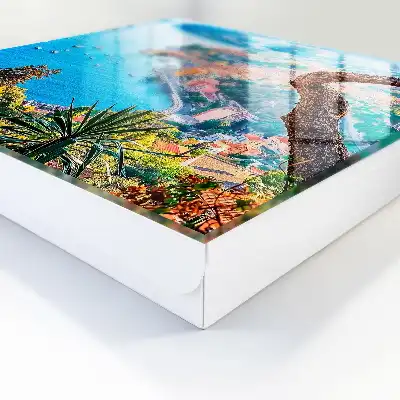 Key box for home Holiday landscape of the bay coast