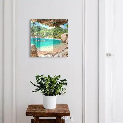 Key cabinet A paradise view of green hills