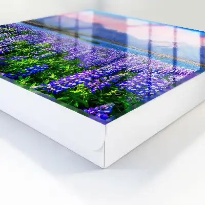 Decorative key box The mountain landscape radiates peace