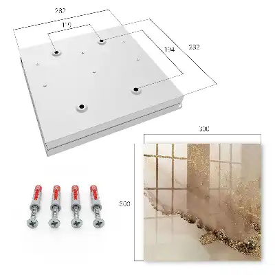 Artistic Abstraction Key Box with Transparency Effect