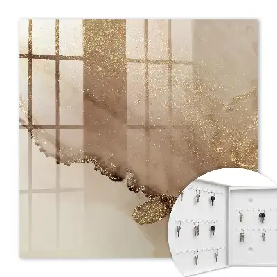 Artistic Abstraction Key Box with Transparency Effect