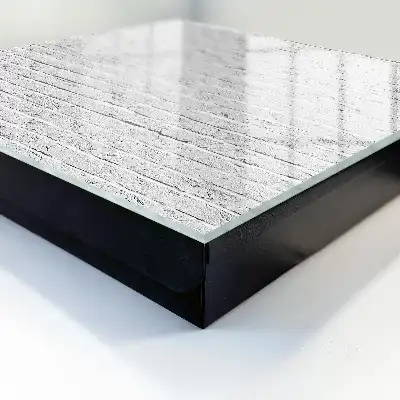 Wall mounted key cabinet Brick wall with a rough texture
