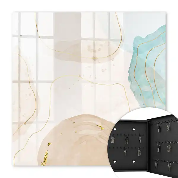 Key box for home Subtle abstraction, calm shades