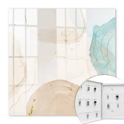 Key box for home Subtle abstraction, calm shades