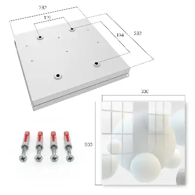 Wall mounted key cabinet Delicate balls are balling up