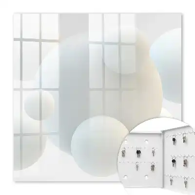 Wall mounted key cabinet Delicate balls are balling up