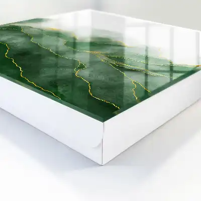 green hills watercolor style
