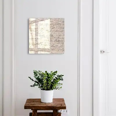 Wall mounted key box Brick beige and gray composition