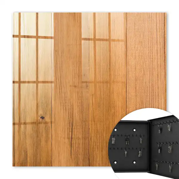 Key box for home Wooden texture adds coziness