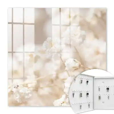 Key box for home Flowers in light tones