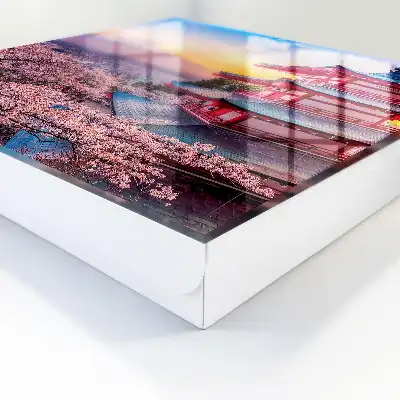 Japanese Cherry Blossom Decorative Wall Key Box