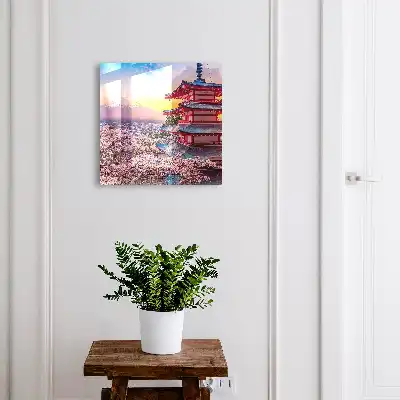 Japanese Cherry Blossom Decorative Wall Key Box