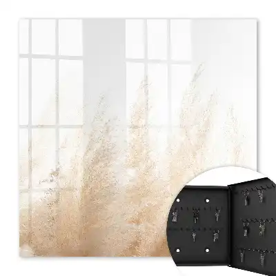 Wall mounted key box Soothing nature in tones