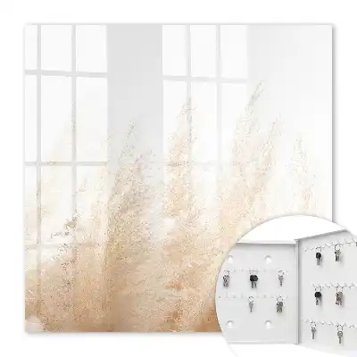Wall mounted key box Soothing nature in tones