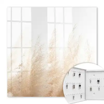 Soothing nature tones wall mounted key box