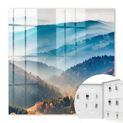 Key box for home A mountain landscape of stunning colors