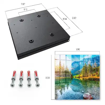 Decorative Mountain Landscape Key Box