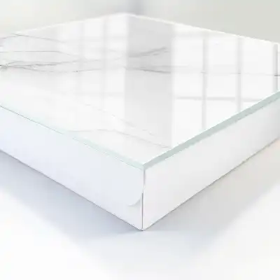 Marble Elegance Wall Mounted Key Box with Delicate Lines