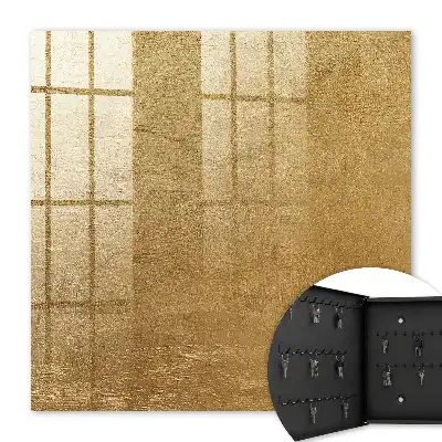 Decorative key box Warm texture with light streaks