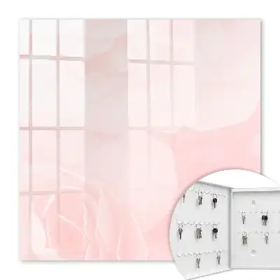 Key cabinet Pastel roses exuding delicacy