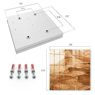 Wooden texture home key box