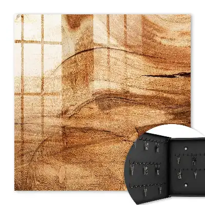Wooden texture home key box