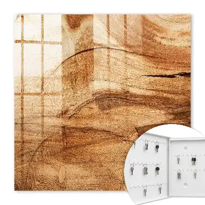 Wooden texture home key box