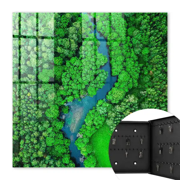 Green Forests decorative key cabinet