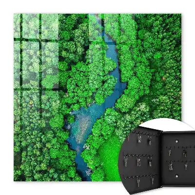 Green Forests decorative key cabinet
