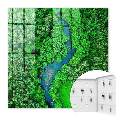 Green Forests decorative key cabinet