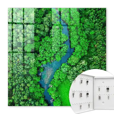 Green Forests decorative key cabinet