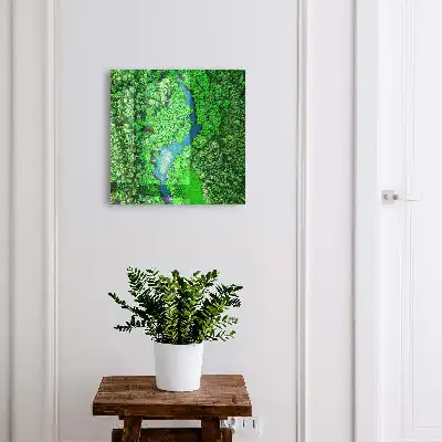 Green Forests decorative key cabinet