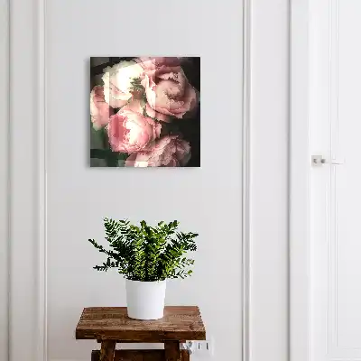 Key cabinet Floral charm in the dark background