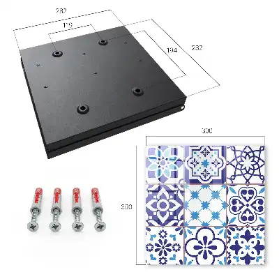 Decorative key box Geometric star patterns in motifs