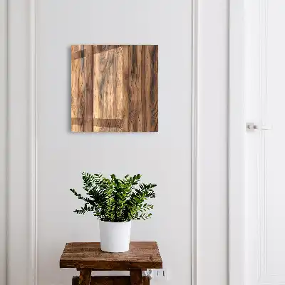 Decorative key box Natural wooden texture