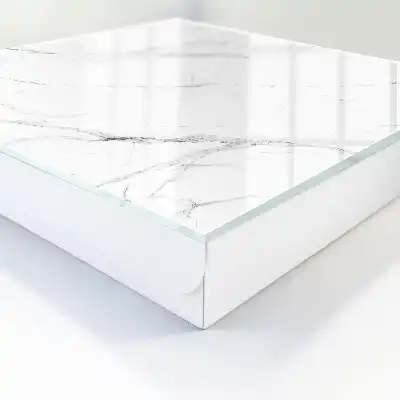 Wall mounted key cabinet Marble texture with stone veining