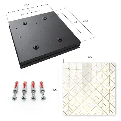 Key cabinet Stylish geometry in bright colors