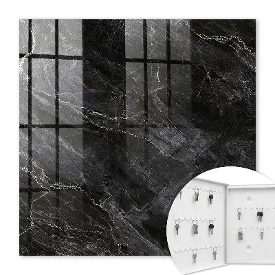 Decorative key box Stylish elegance reminiscent of marble