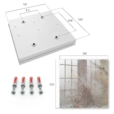 Wall mounted key box Earth texture without dot