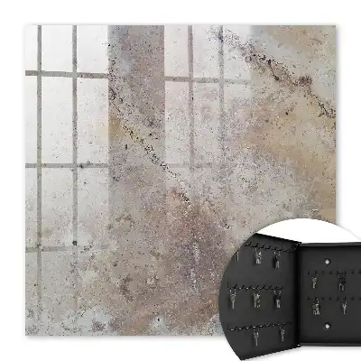 Wall mounted key box Earth texture without dot